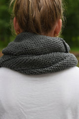 Knitted Scarf Worn By A Woman thumbnail