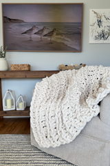 Chunky Knit Throw  thumbnail