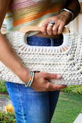 Crochet Bag Held By A Woman thumbnail