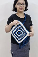 Crochet Tote Held By A Woman thumbnail