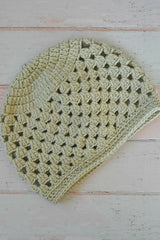 Luisa Top-Down Granny Stitch Hat by Underground Crafter for Lion Brand 4 thumbnail