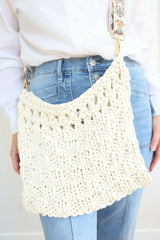 Crochet Bag Worn By A Woman thumbnail