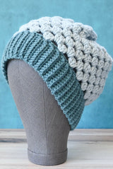 Julietta Bottom-Up Granny Stitch Slouch by Underground Crafter for Lion Brand 1 thumbnail