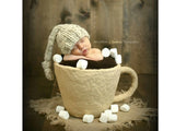 Knitted Hat Worn By A Baby thumbnail