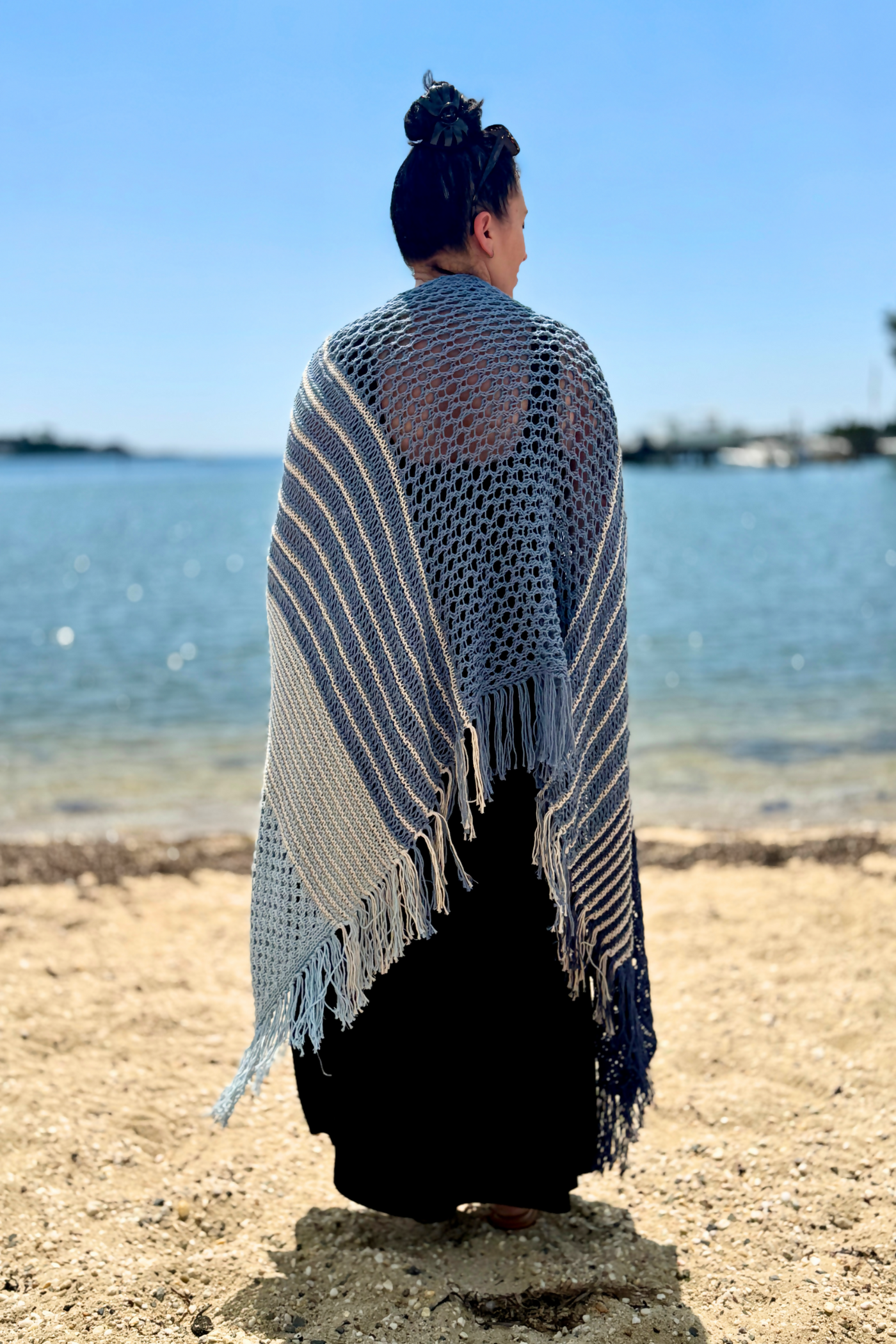 Coastal Drift Wrap (Knit) – Lion Brand Yarn