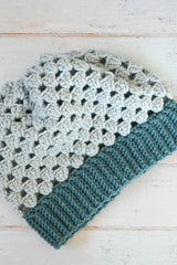 Julietta Bottom-Up Granny Stitch Slouch by Underground Crafter for Lion Brand 4 thumbnail