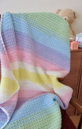 Radiant Pastels Baby Blankets: A Two-Pattern Bundle (Crochet) thumbnail