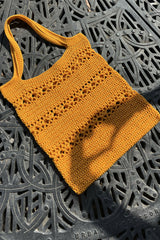 crochet cotton tote thumbnail