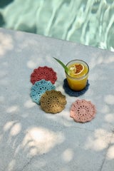 Sunburst Coasters (Crochet) thumbnail