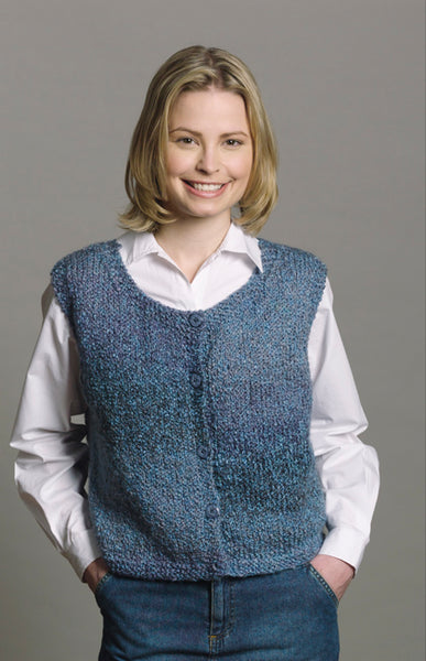 Homespun Vest Pattern (Knit) – Lion Brand Yarn