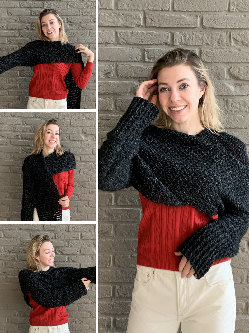 Crochet Kit - Sweater Scarf