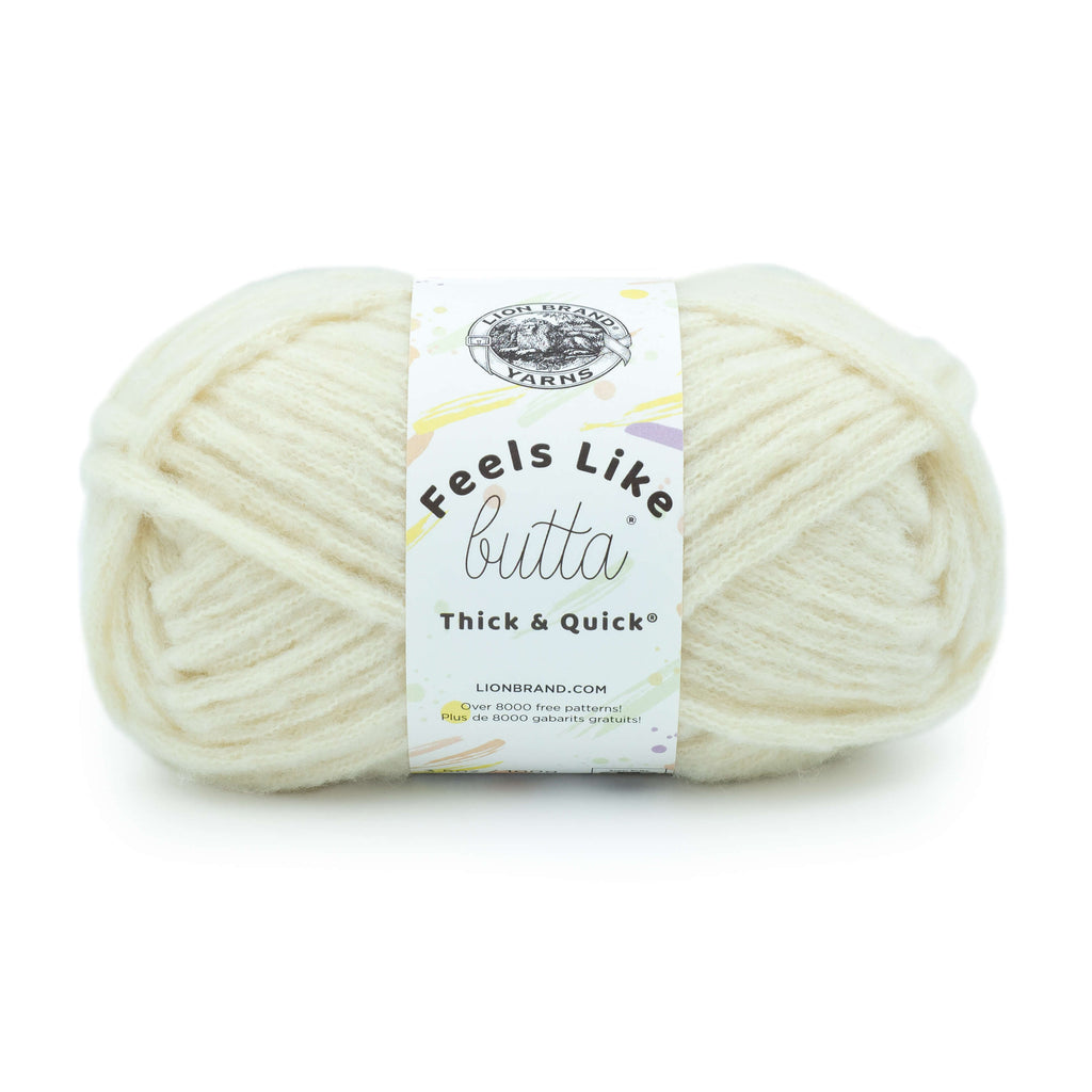 Lion Brand Yarns Worsted weight Feels Like Butta Charcoal – Sweetwater Yarns