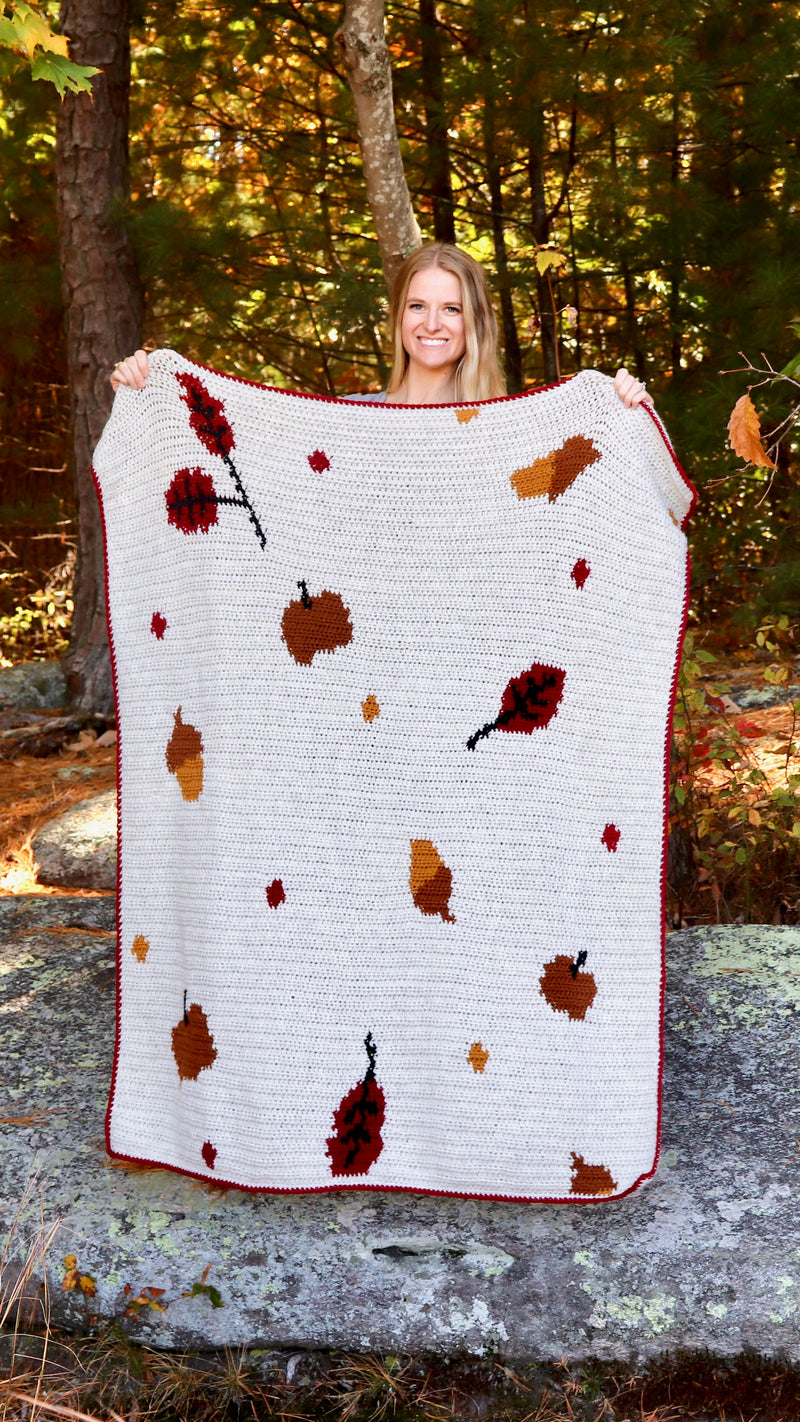 Autumn Breeze Blanket (Crochet)