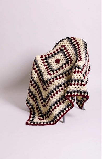 Grand Granny Square Afghan Pattern (Crochet)