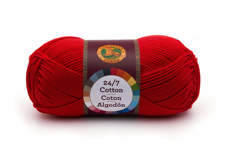 Lion Brand 24/7 Cotton Yarn 6-Pack - Silver - 9256838