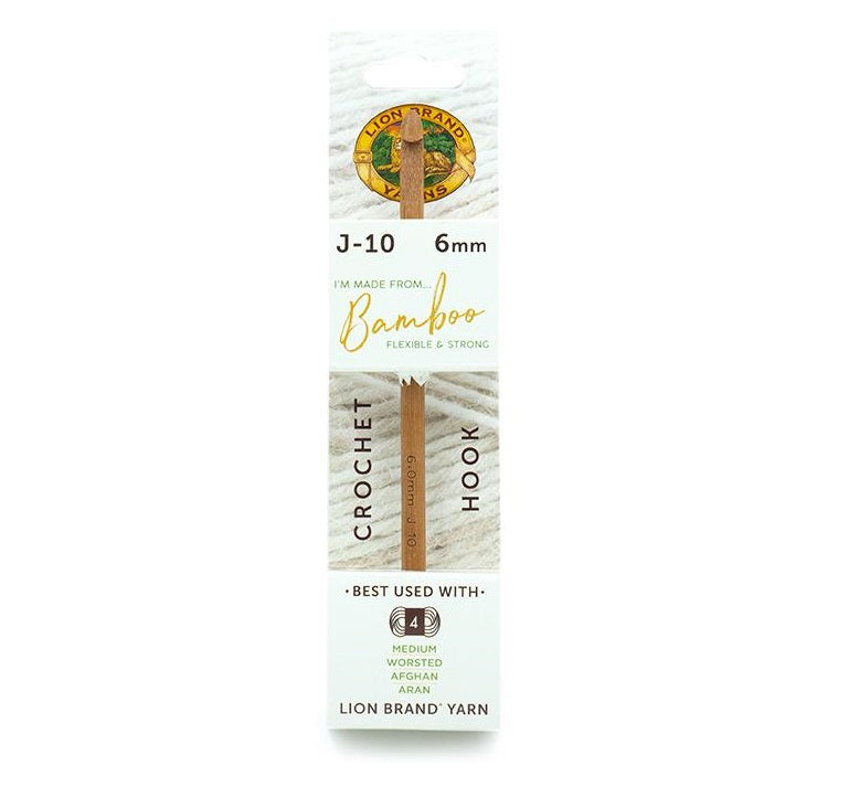 Lion Brand® Bamboo Crochet Hooks (Sizes G to N)