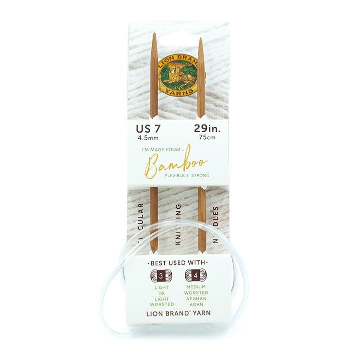 Lion Brand® Bamboo Circular Knitting Needles 29 (Sizes 7 & 8) – Lion Brand  Yarn