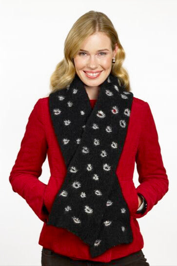 Perla L S Peek A Boo Knit Black main image 0