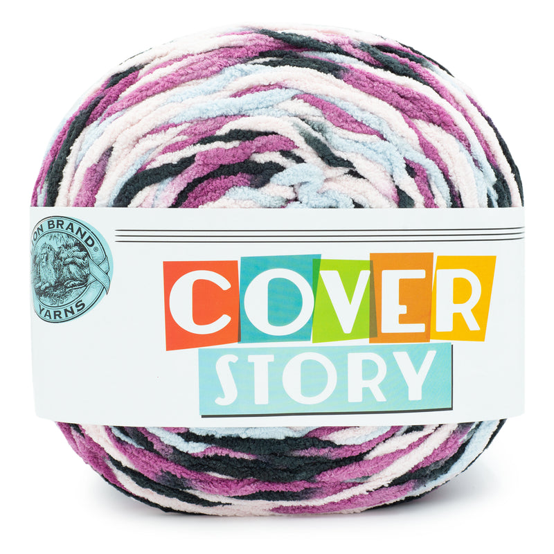  Lion Brand Knitting Yarn Cover Story Yarn Emery 533