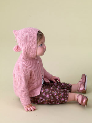 Soft and Warm Baby Hoodie Pattern (Knit)