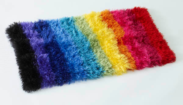 Joyful Rainbow Rug Pattern (Crochet)