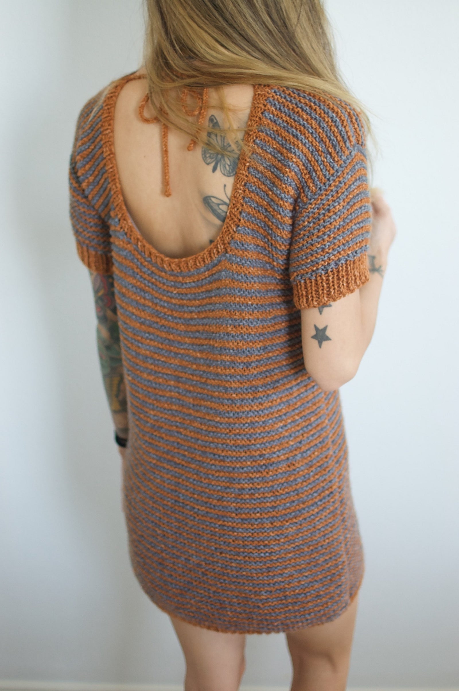 Knitting Pattern Women's T Shirt Dress Pattern Knit Kit Callie T-Shirt Dress Lion Brand Yarn Knitting Pattern Women's T Shirt Dress Pattern Knit Kit Callie T-Shirt Dress Lion Brand Yarn