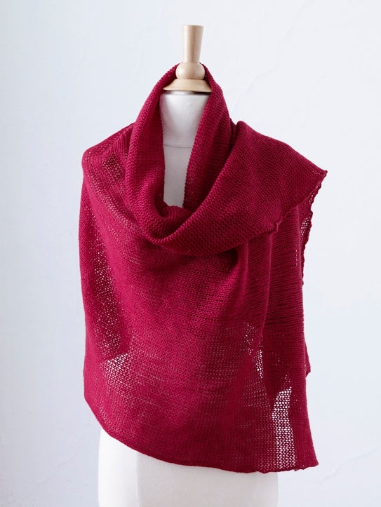 Machine-Knit Luxury Wrap