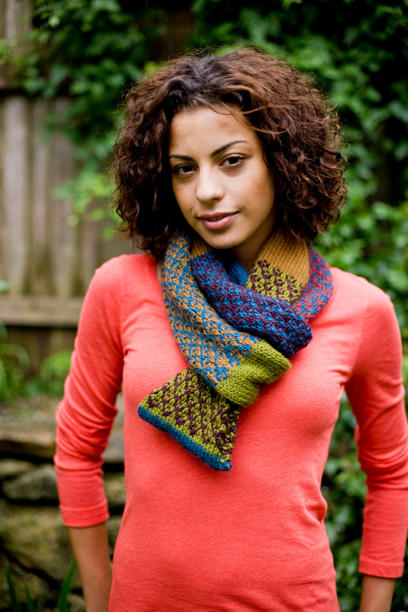Clever Colors Scarf Pattern (Knit)