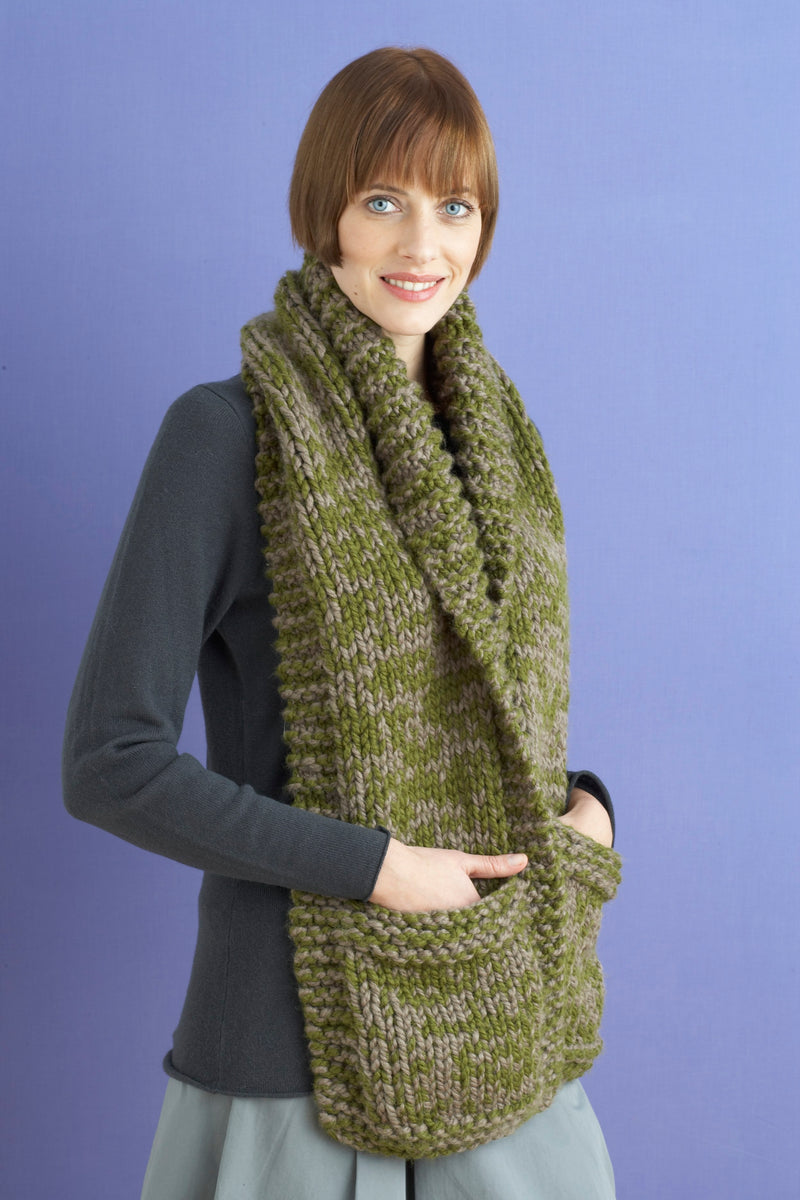 Knitted Pocketed October Scarf