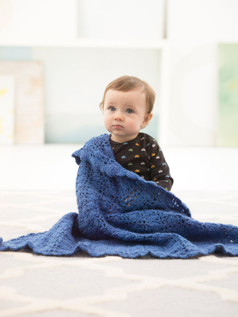 Dreamy Lace Baby Throw (Crochet) - Version 2