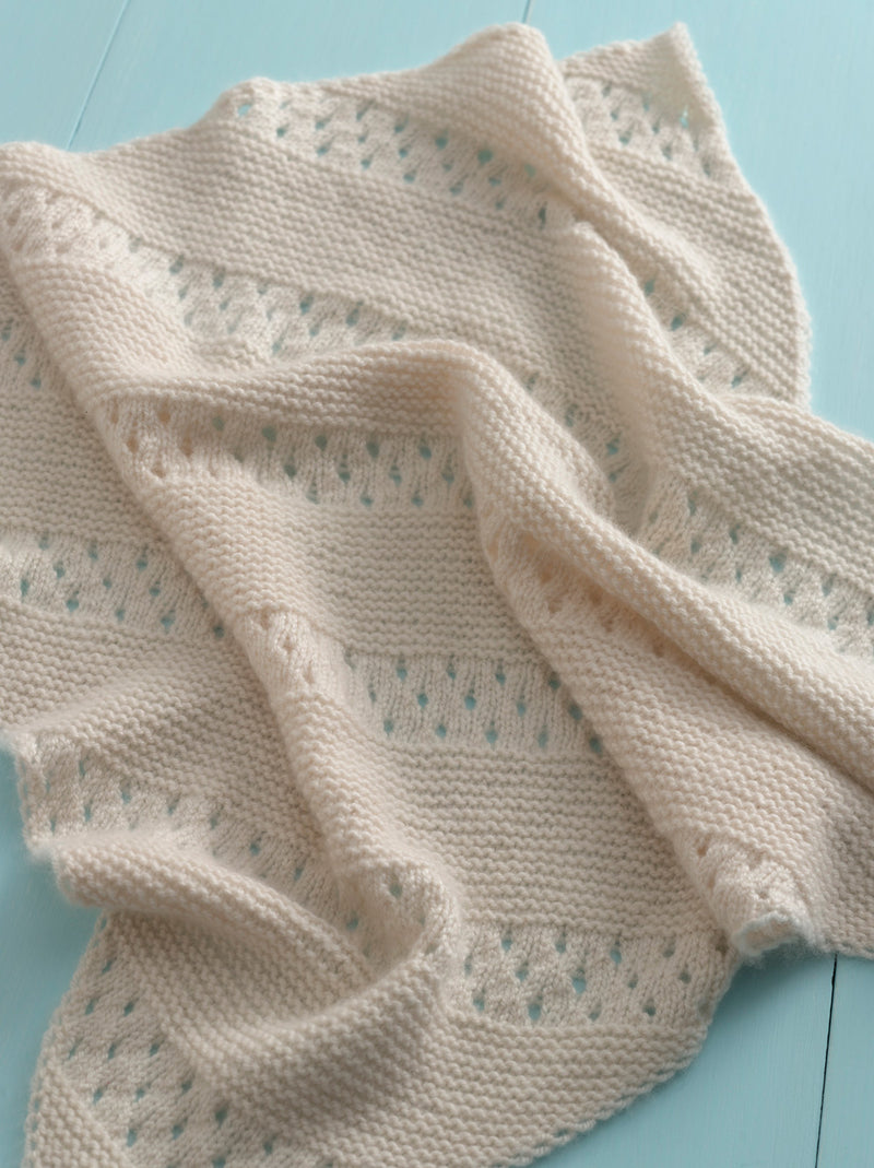 Treasured Heirloom Baby Blanket Pattern (Knit)