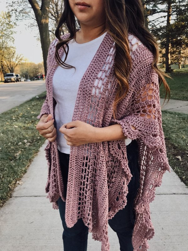 Crochet Kit - Lace Summer Wrap