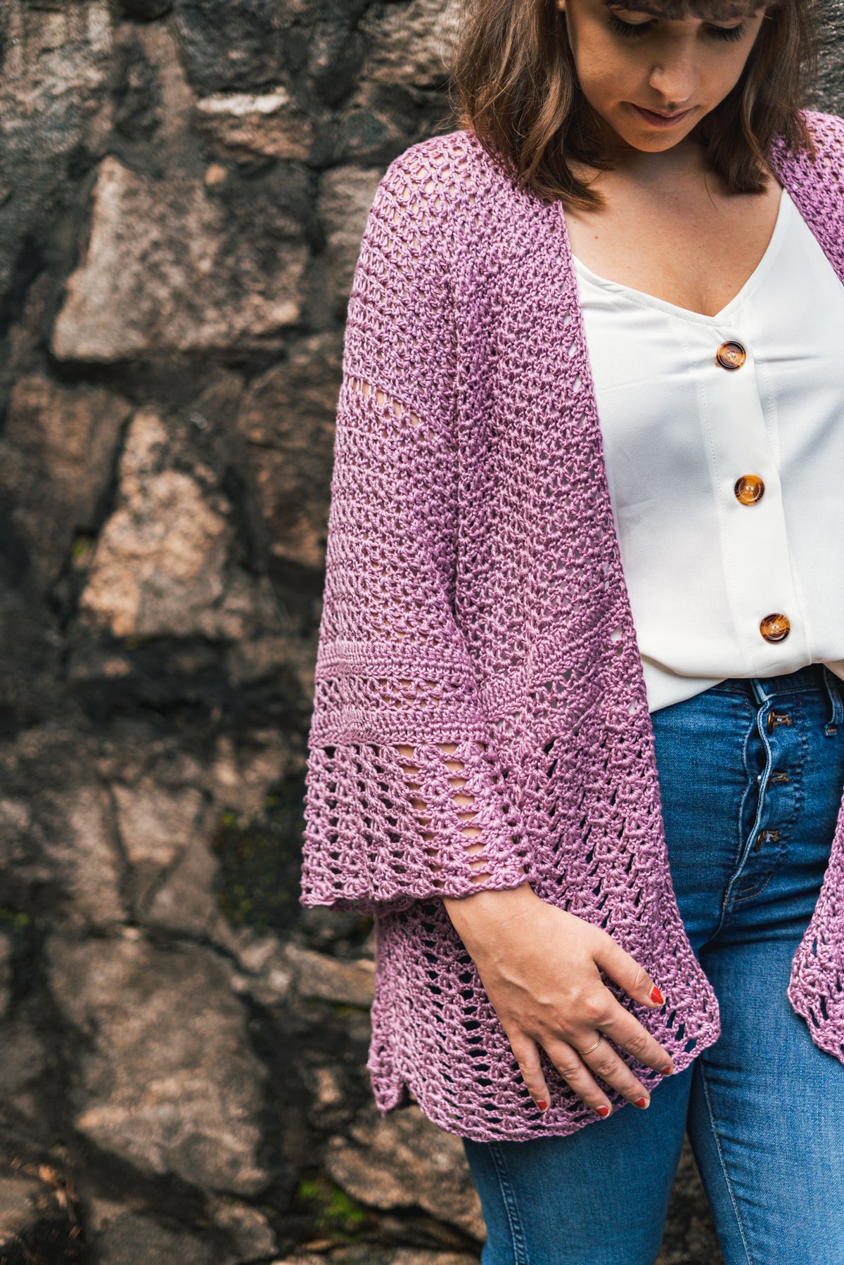 Crochet Kit - Hydrangea Cardigan – Lion Brand Yarn