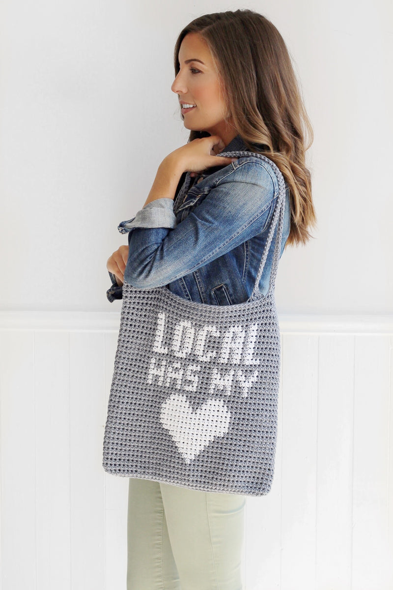 Crochet Kit - Local Has My Heart Bag
