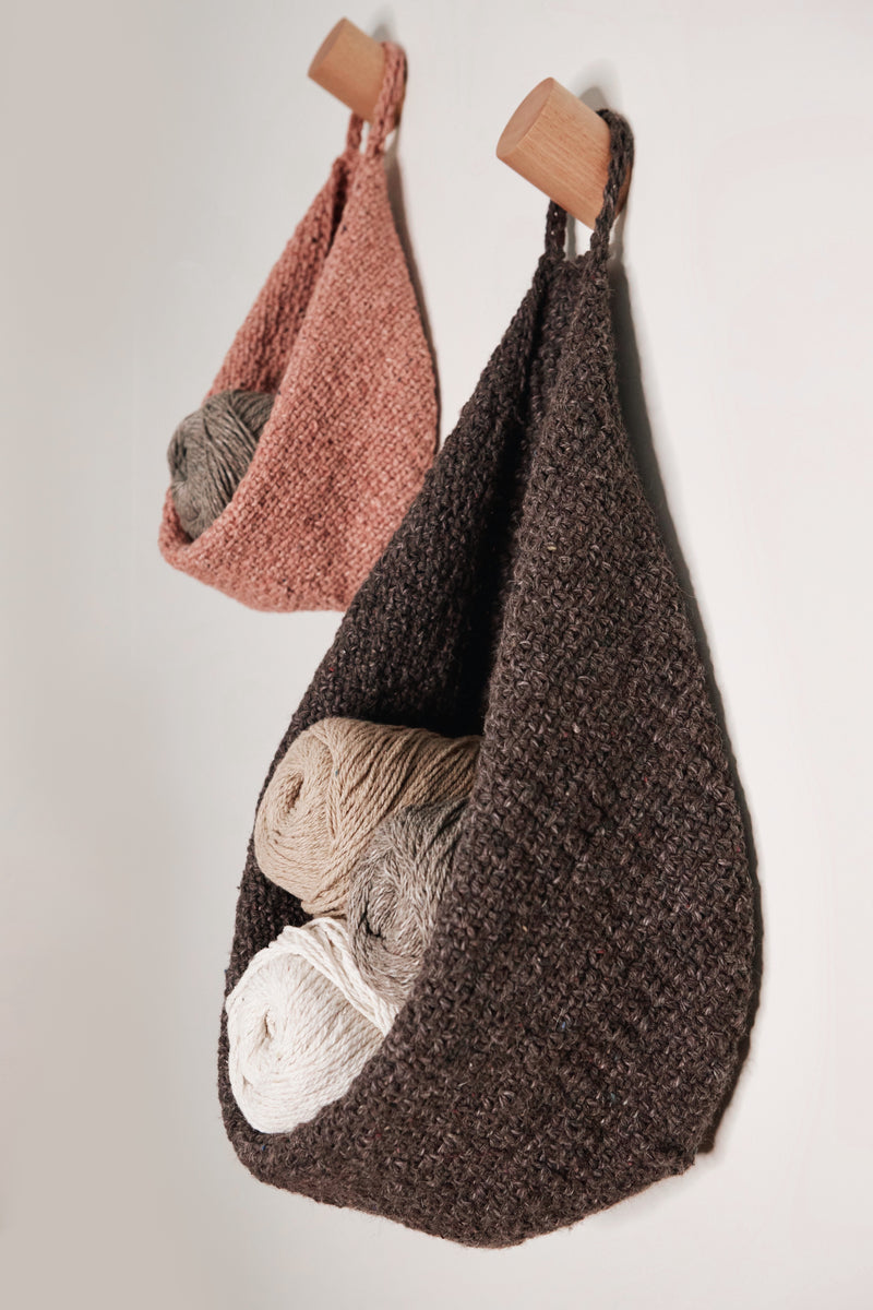 Knit Kit - Slouchy Hanging Baskets