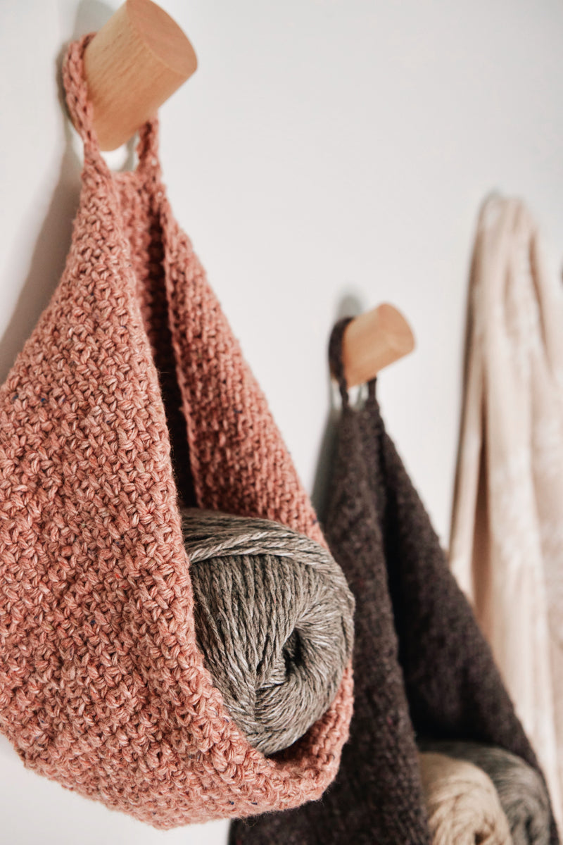 Knit Kit - Slouchy Hanging Baskets
