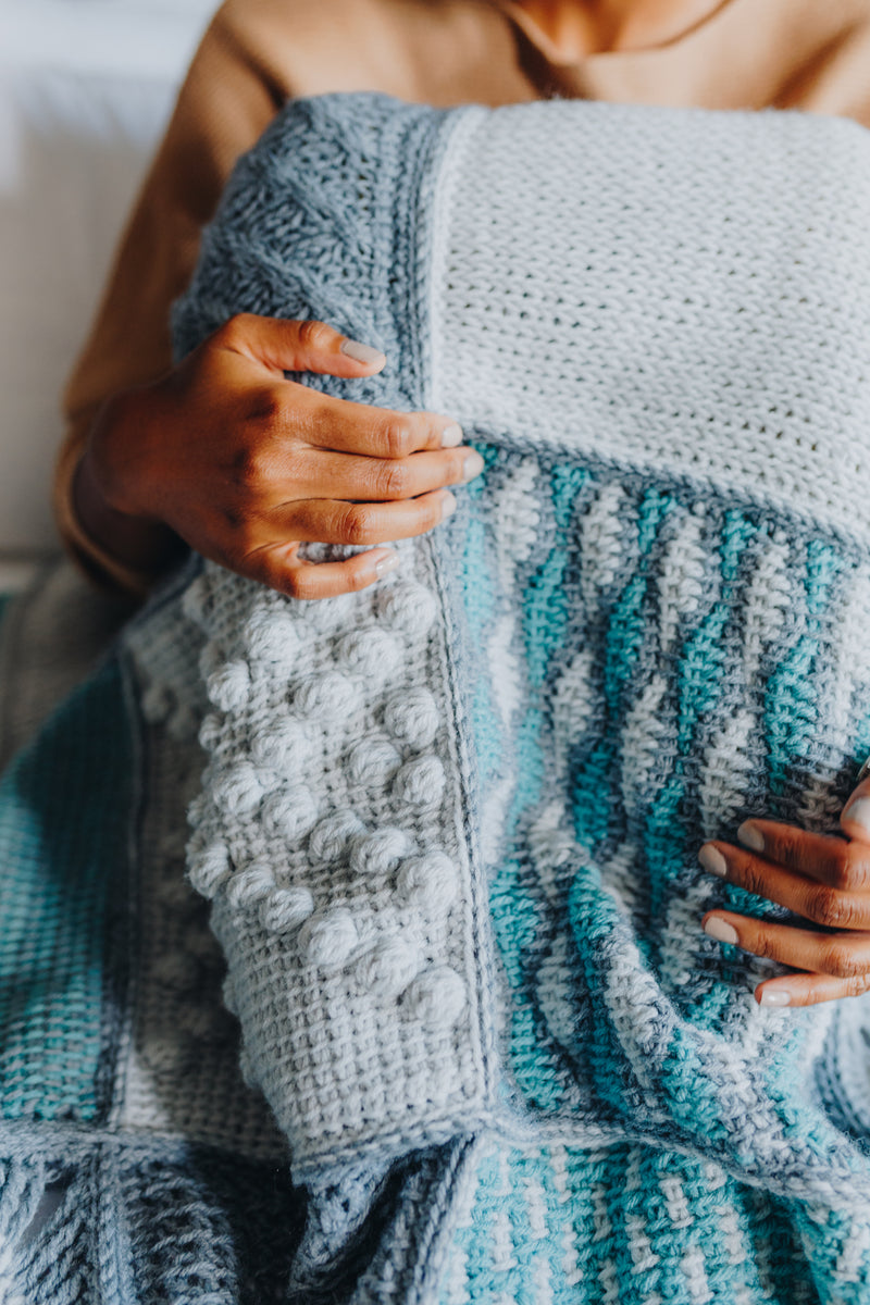 Crochet Kit - Tunisian Holiday Sampler Blanket – Lion Brand Yarn