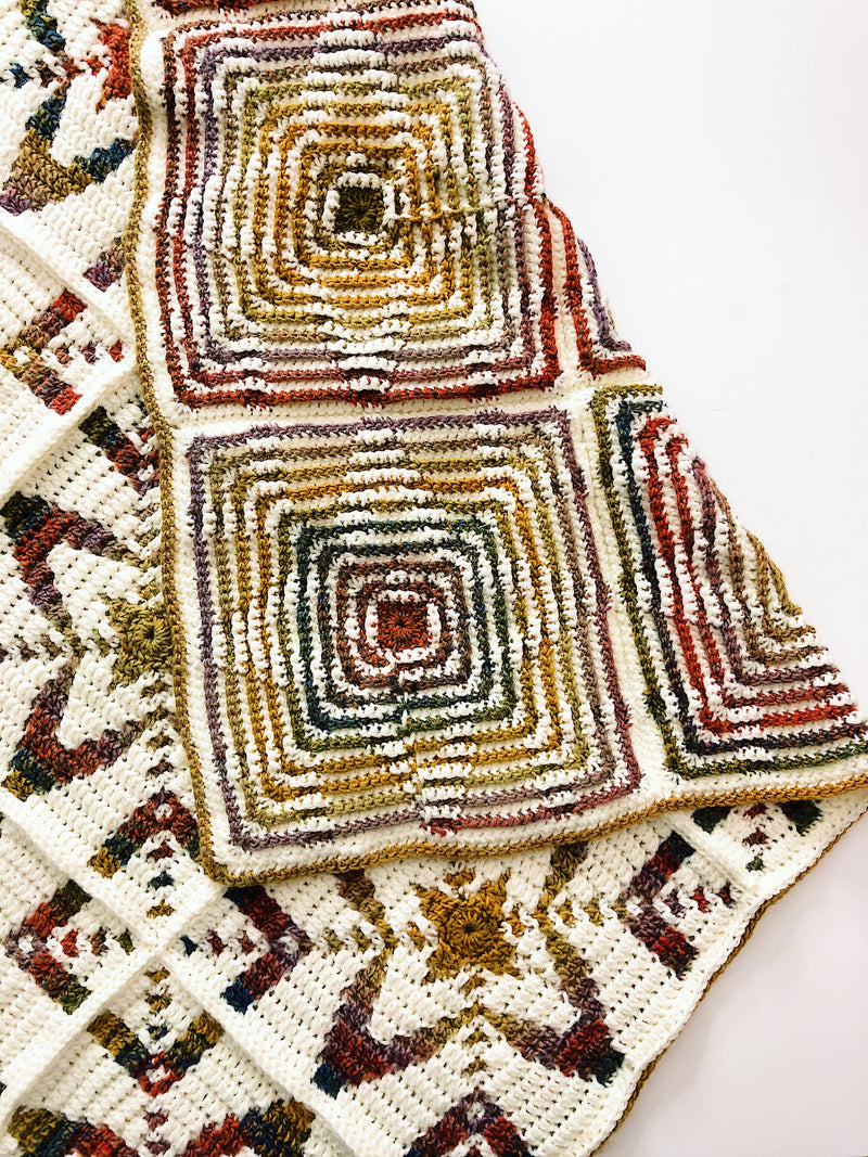 Crochet Kit - Autumn Stars Afghan