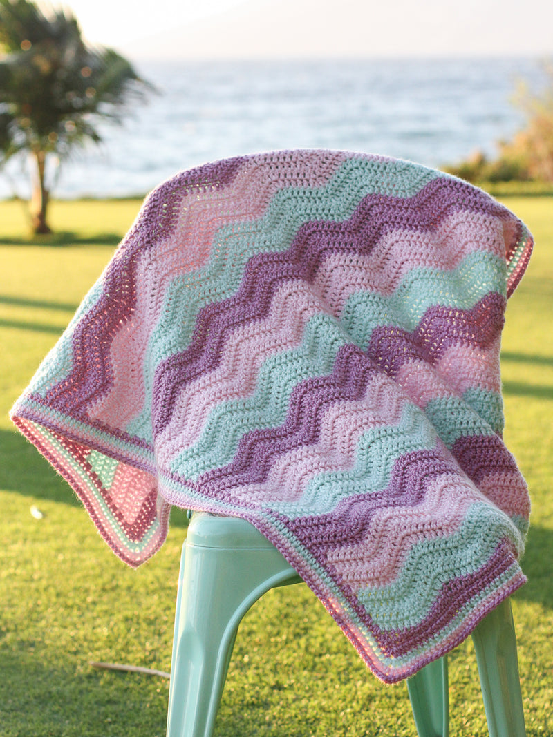 Crochet Kit - Serene Tides Baby Blanket – Lion Brand Yarn