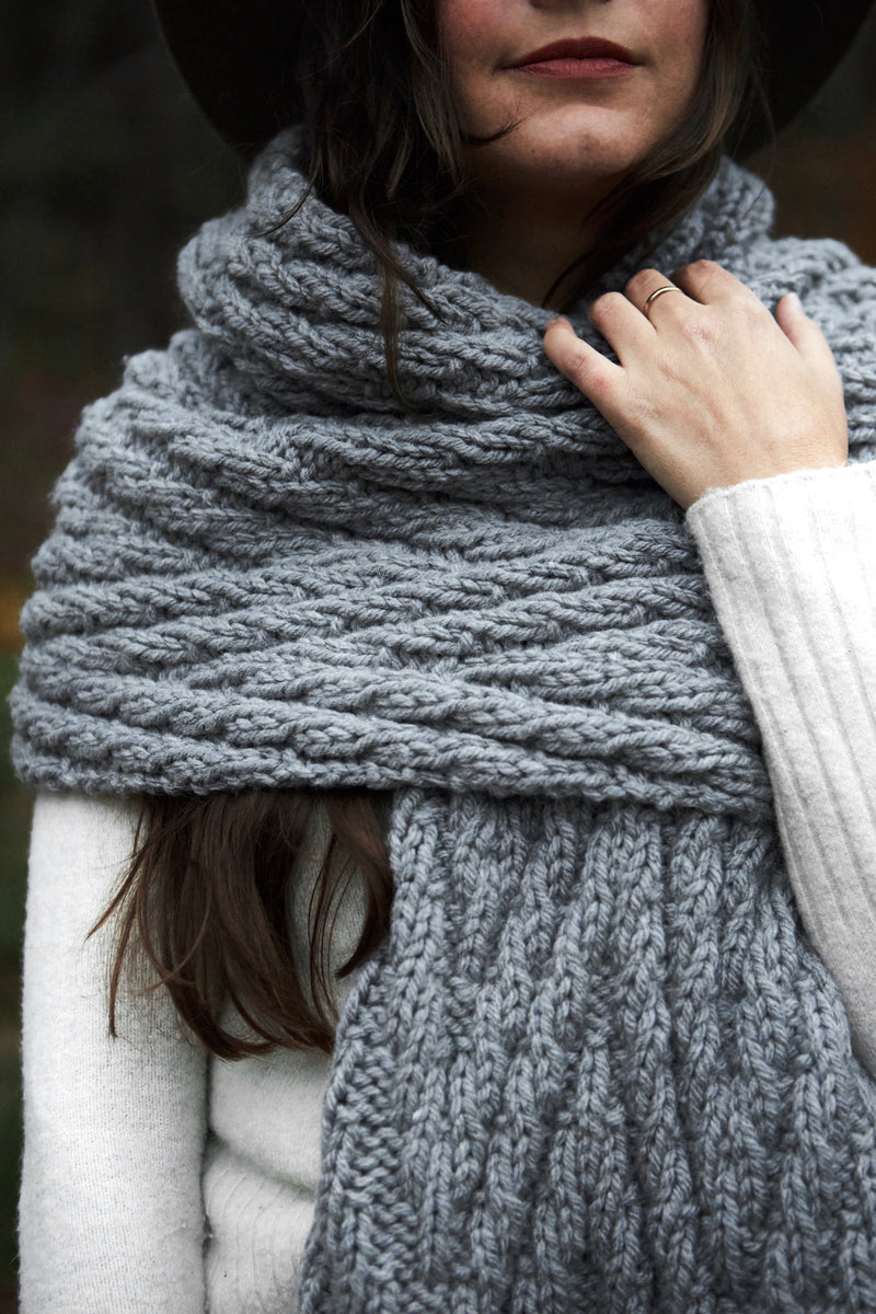 Elysian Blanket Scarf (Knit)