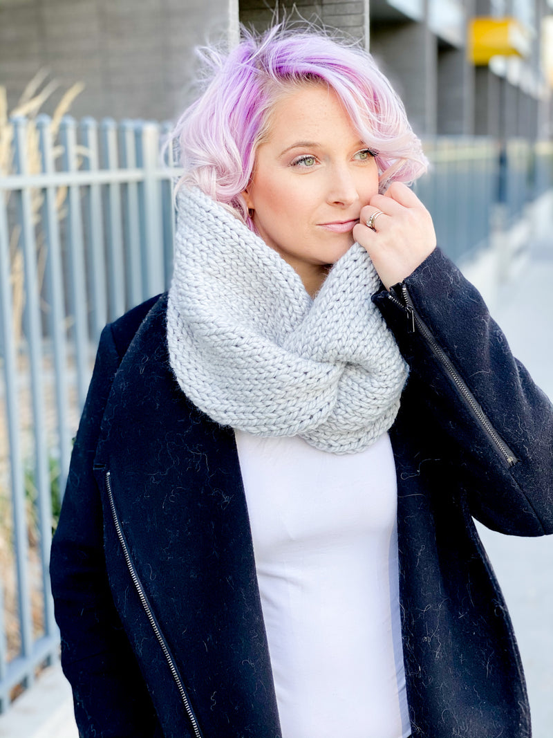 Knit Kit - Chunky Twisted Cowl