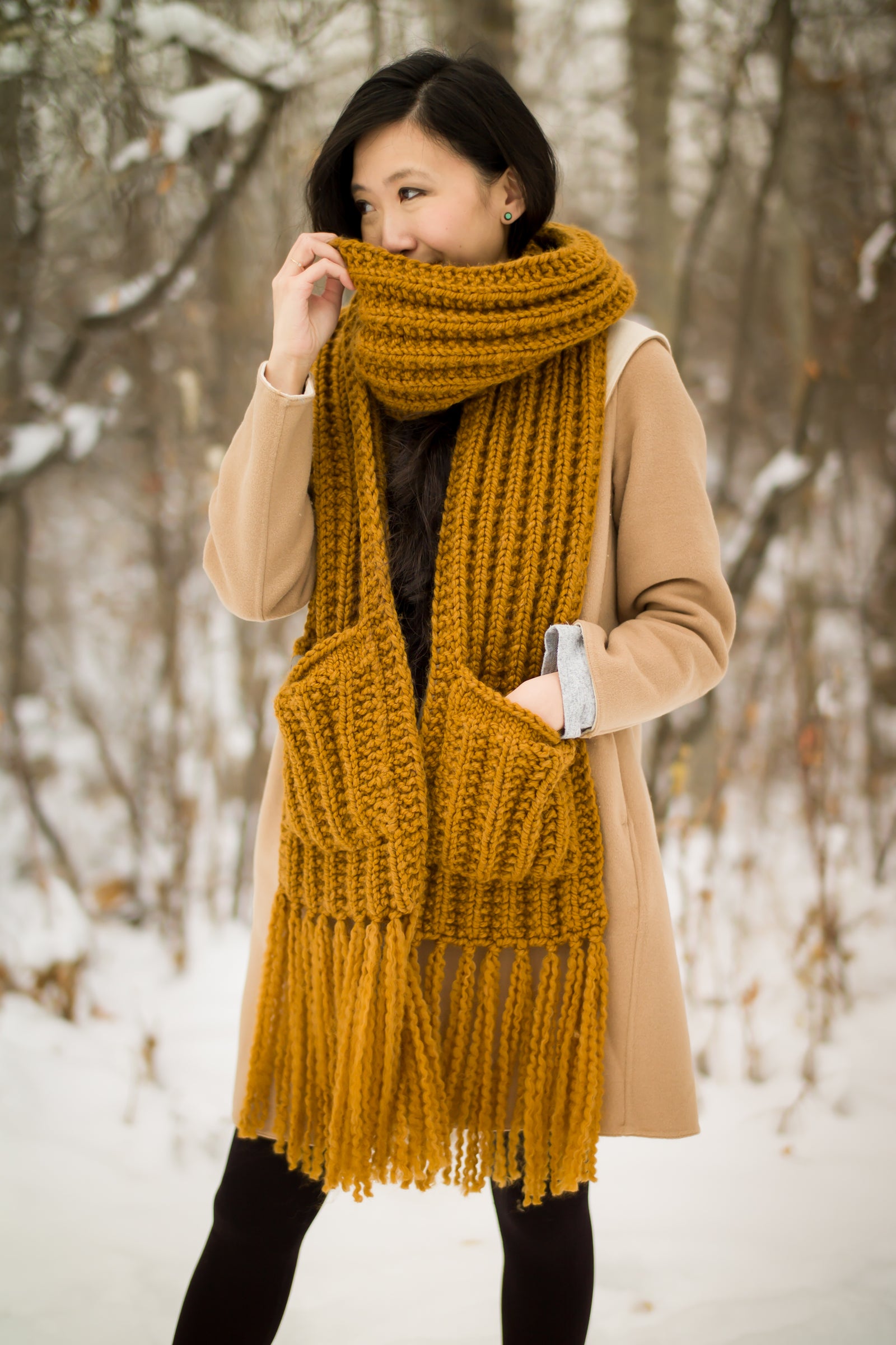 Knit Kit - Arbor Scarf – Lion Brand Yarn