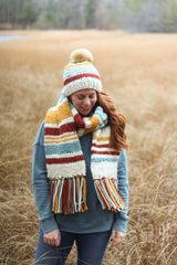 Knit Kit - Scrappy Hat and Scarf thumbnail