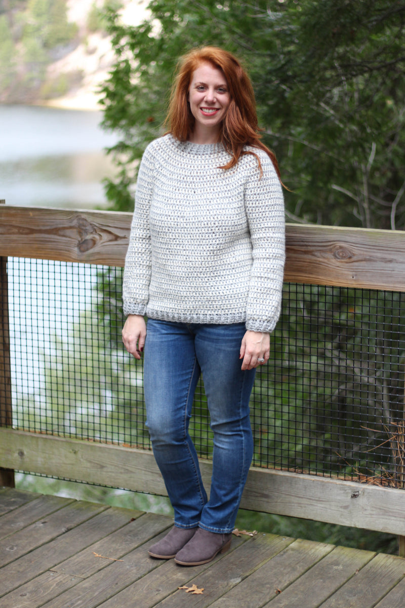 Crochet Kit - Prim Stripe Pullover – Lion Brand Yarn