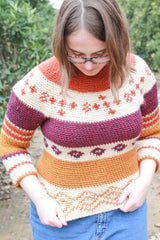 Crochet Kit - My Beginner Colorwork Sweater thumbnail