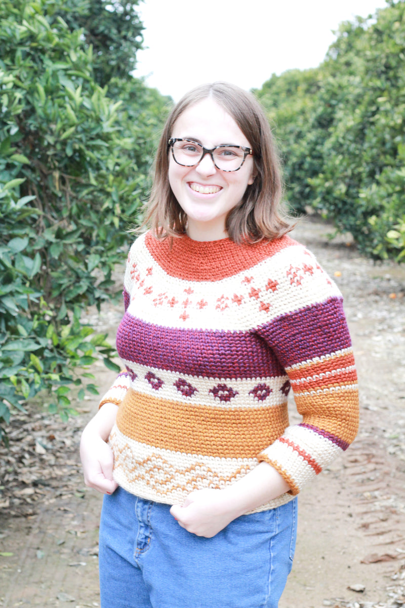 Crochet Kit - My Beginner Colorwork Sweater