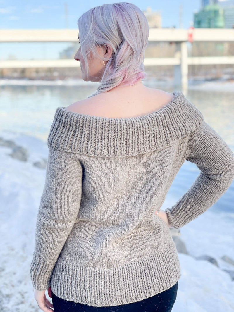Knit Kit - Cold Shoulder Pullover