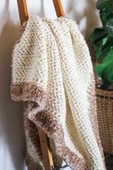 Crochet Kit - Luxe Herringbone Throw thumbnail