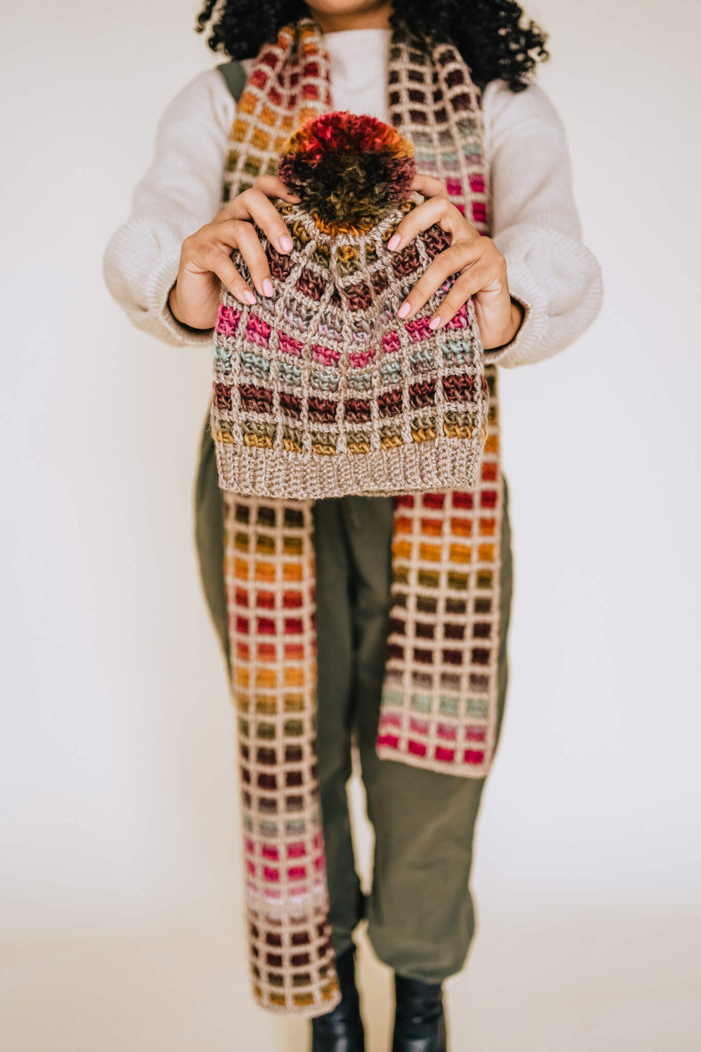 Easy Peasy Hat And Scarf Set (Crochet) - Version 1 – Lion Brand Yarn