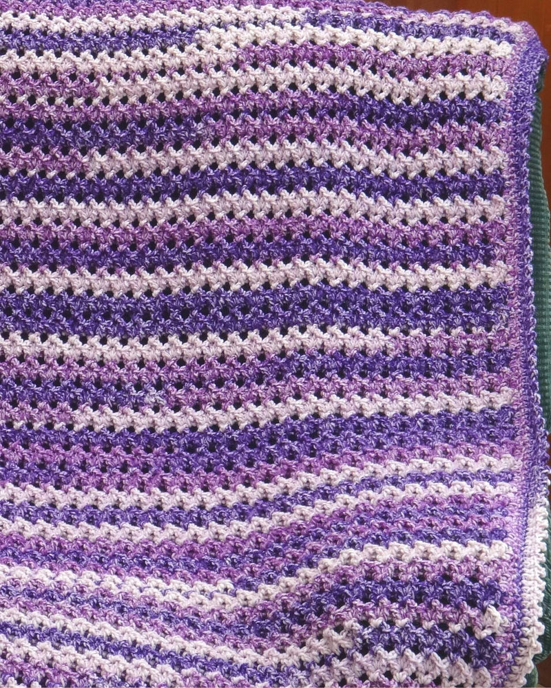 Crochet Kit - Purple Passion Throw